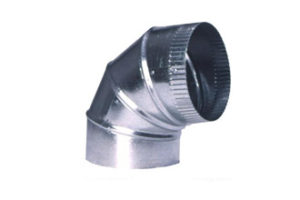 90 degree metal dryer vent duct elbow