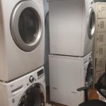 Stacked washers & dryers - spa laundry