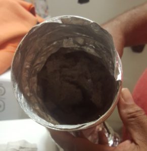 clogged dryer vent in St. Augustine home